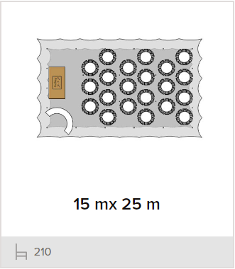 Plan 15 x 25 m