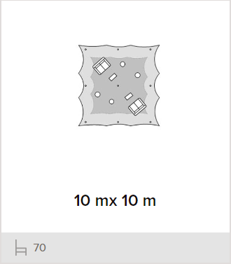 Plan 10 x 10 m