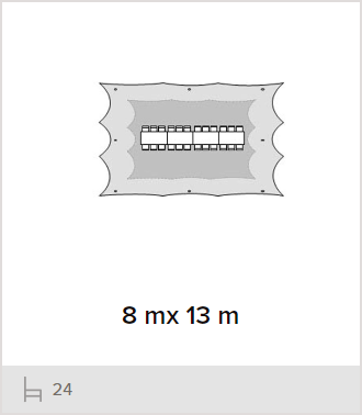 Plan 8 x 13 m